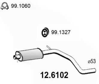 Амортизатор ASSO 12.6102