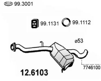 Амортизатор ASSO 12.6103