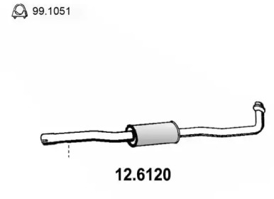 Амортизатор ASSO 12.6120