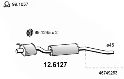 Амортизатор ASSO 12.6127