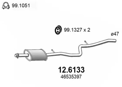 Амортизатор ASSO 12.6133