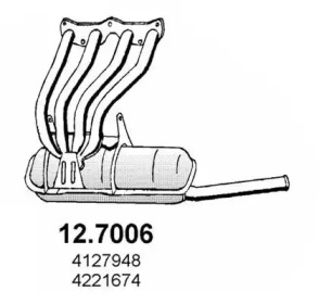 Амортизатор ASSO 12.7006