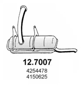 Амортизатор ASSO 12.7007