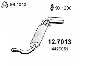 Амортизатор ASSO 12.7013