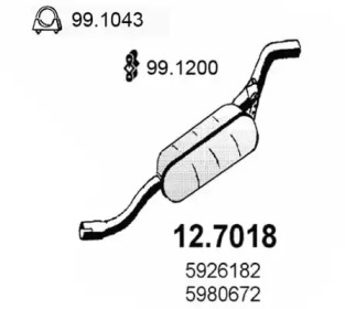 Амортизатор ASSO 12.7018