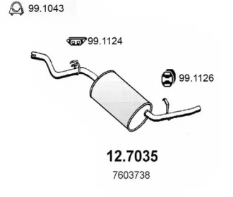 Амортизатор ASSO 12.7035