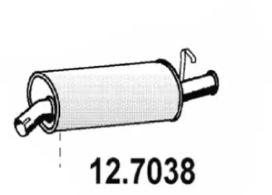 Амортизатор ASSO 12.7038