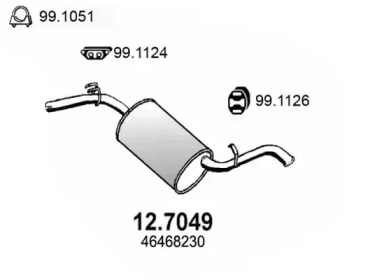 Амортизатор ASSO 12.7049