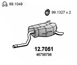 Амортизатор ASSO 12.7051