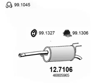 Амортизатор ASSO 12.7106