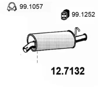 Амортизатор ASSO 12.7132