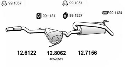 Амортизатор ASSO 12.7156