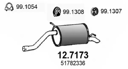 Амортизатор ASSO 12.7173