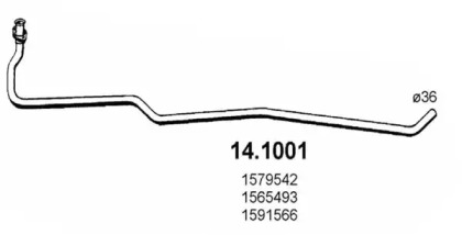 Трубка ASSO 14.1001