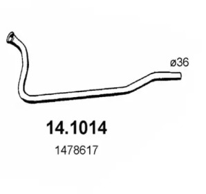 Трубка ASSO 14.1014