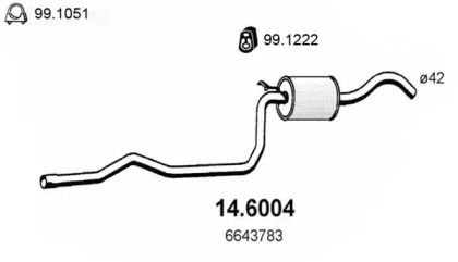 Амортизатор ASSO 14.6004