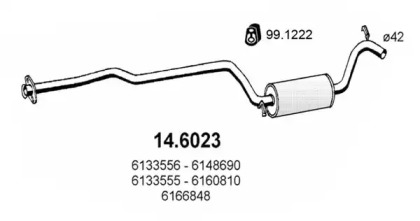 Амортизатор ASSO 14.6023