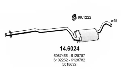 Амортизатор ASSO 14.6024