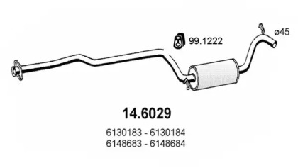 Амортизатор ASSO 14.6029