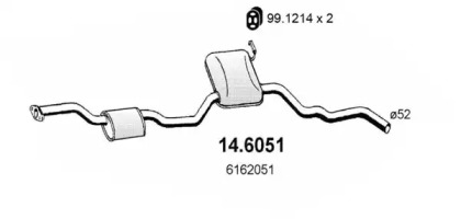 Амортизатор ASSO 14.6051