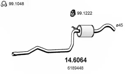 Амортизатор ASSO 14.6064