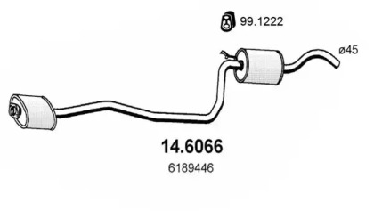 Амортизатор ASSO 14.6066