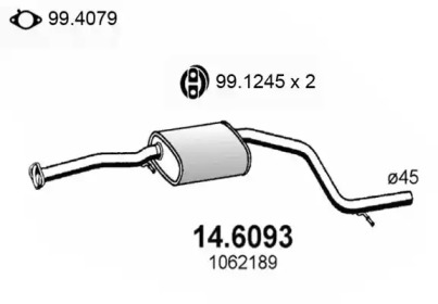 Амортизатор ASSO 14.6093