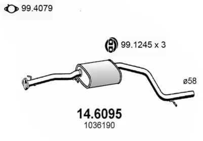 Амортизатор ASSO 14.6095