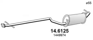 Амортизатор ASSO 14.6125