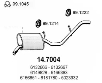 Амортизатор ASSO 14.7004