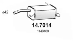 Амортизатор ASSO 14.7014