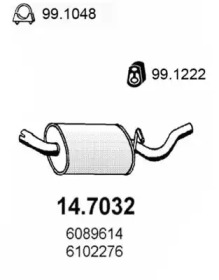 Амортизатор ASSO 14.7032