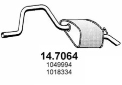 Амортизатор ASSO 14.7064