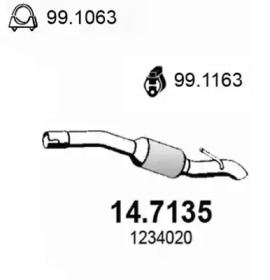 Амортизатор ASSO 14.7135