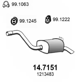 Амортизатор ASSO 14.7151