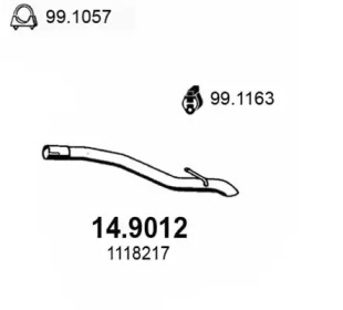 Трубка ASSO 14.9012