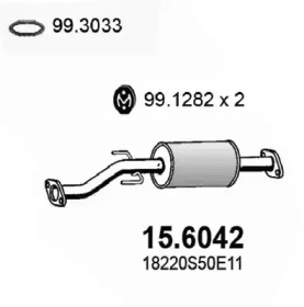 Амортизатор ASSO 15.6042