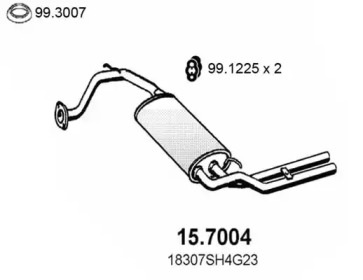 Амортизатор ASSO 15.7004