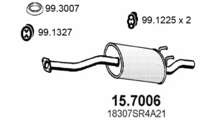 Амортизатор ASSO 15.7006