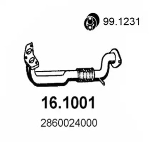 Трубка ASSO 16.1001