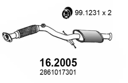 Амортизатор ASSO 16.2005