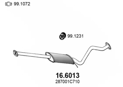 Амортизатор ASSO 16.6013