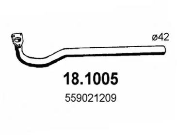 Трубка ASSO 18.1005