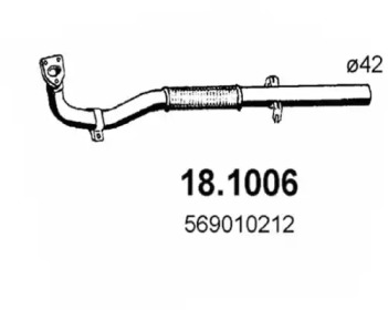 Трубка ASSO 18.1006