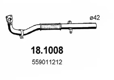 Трубка ASSO 18.1008