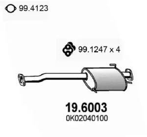 Амортизатор ASSO 19.6003