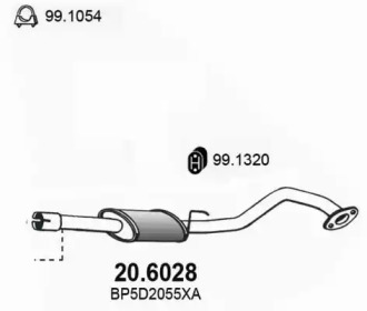 Амортизатор ASSO 20.6028