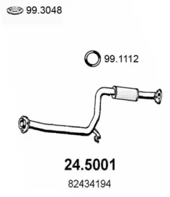 Трубка ASSO 24.5001