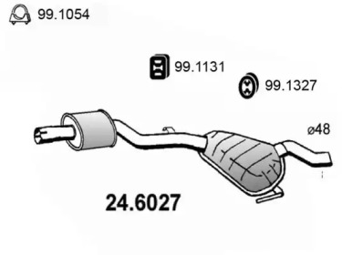 Амортизатор ASSO 24.6027