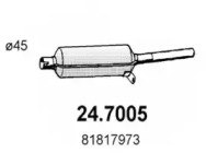 Глушитель выхлопных газов конечный ASSO 24.7005
